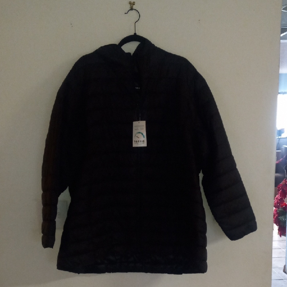 Torrid Quilted Black Puffer Coat - Picture 1 of 2